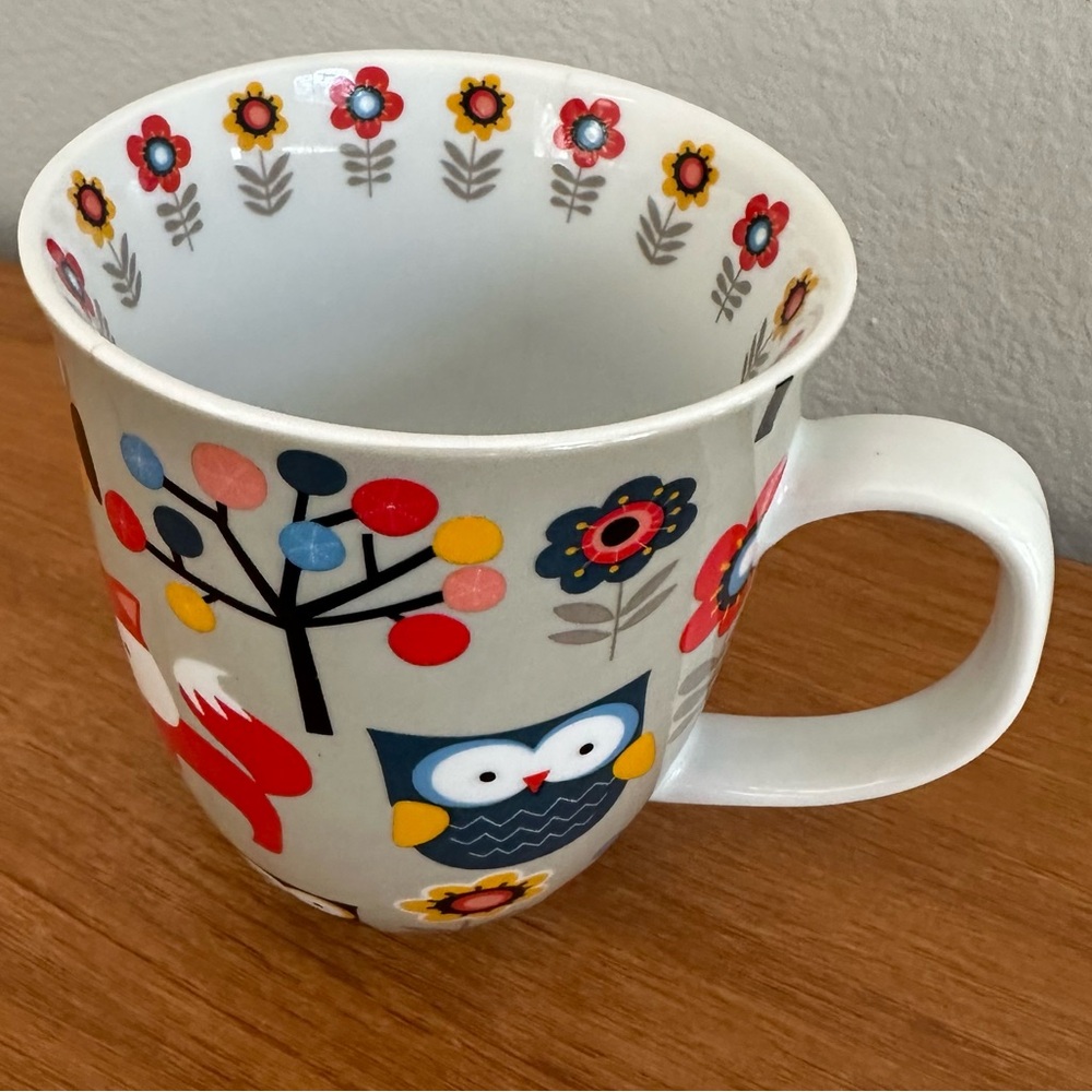 Woodland Friends by Creative Tops - retro style owl / fox / flower design - Picture 2 of 6